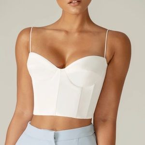 ALIEVA CARLA STRUCTURE CROP TOP